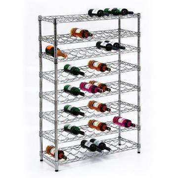 Adjustable Chrome Flat Wine Rack (WR184872 A8C)